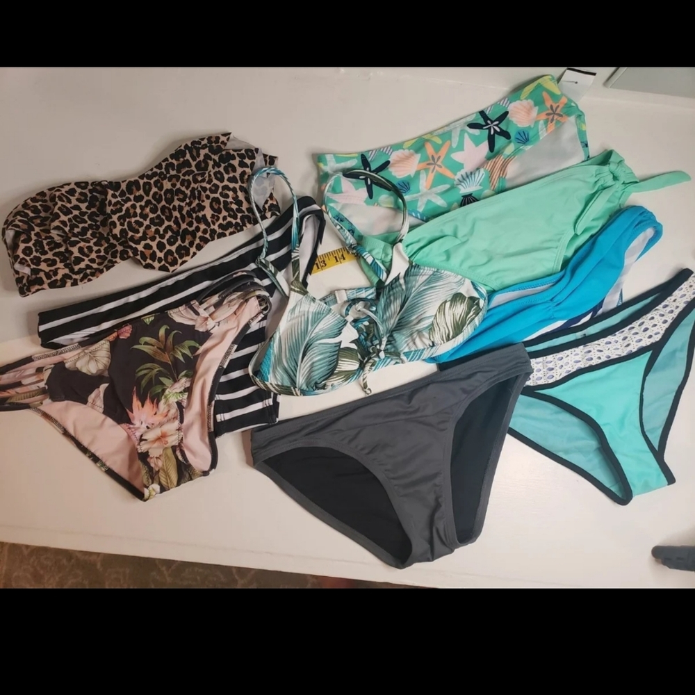 Women's Swimsuit Mix and Match 9 Total Pieces